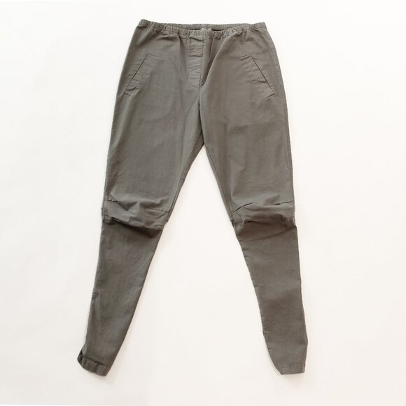 NWT! Kristensen Du Nord Grey Cotton Tapered Pants | Luxe Minimalism for Everyday - Picture 4 of 9